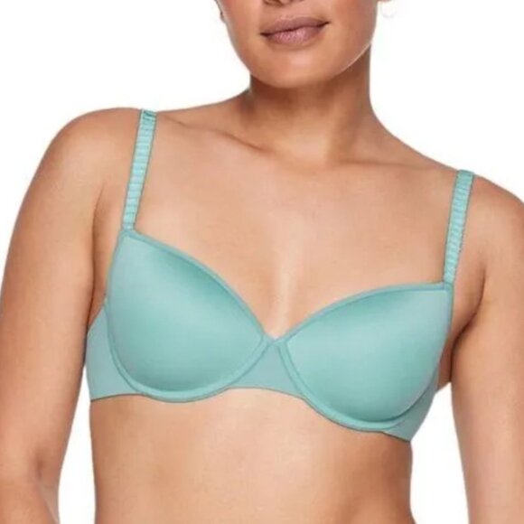 NWT ThirdLove 24/7 Classic T-Shirt Bra in Hazy Turquoise, 32B 1/2 - Picture 1 of 6